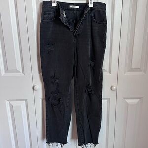 PacSun Charcoal Distressed Denim